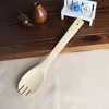 6 Pieces Flatware Sets Bamboo Spoon Spatula Kitchen Utensil Wooden Cooking Tool Spoons Mixing Set