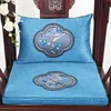 Personnalisé nouveau style chinois confort coussins de siège salle à manger chaises de cuisine fauteuil canapé coussin fine broderie fleur oiseau tapis antidérapant décorations pour la maison