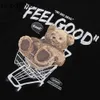 GONTHWID Short Sleeve Tees Harajuku Streetwear Toy Bear Shopping Cart Print T-Shirts Cotton Casual Hip Hop Loose Tshirts Tops 210716