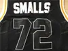 SJ Biggie Smalls #72 Bad Boy Notorious Big Movie Jersey Herren 100% gen￤htes Basketballtrikot