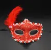 Renkli Cadılar Bayramı Tüy Göz Maskeleri Kadın Kızlar Prenses Seksi Masquerade Maske Dans Doğum Günü Partisi Karnaval Sahne SN3268