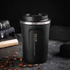 Стиль двойной нержавеющей стали 304 кофе кружка COWER THERMOS LEAK_ SPEED TRAVEL THERMO CUP THERMOSMUG для подарков 210615