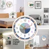 Horloges murales Moderne Horloge silencieuse Salon Chambre à coucher Accueil Décor Montre Creative Reloj Cocina Pareed