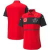 2022f1 team racing suit T-shirt spring and autumn team overalls polo shirt car fan custom model plus size276K