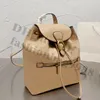 Fashion Daily Life Girls Small Backpack Lound Leather Luxury Brand Counter Counter Counter Counter Staper