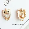 10 stks Rhinestone Charms Leuke Dieren Bird Hangers Drijvend Voor DIY Sieraden Maken Accessoires Oorbel Haar Dangle