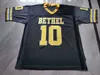 Sjzl Rare Football Jersey Män Ungdom Kvinnor Vintage Black Allen Iverson Bethel High School Jerseys Storlek S-5XL Anpassat något namn eller nummer