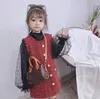 Baby handväska mode flicka prinsessa crossbody väska tillbehör noll plånbok tjejer väskor mini myntväska