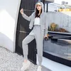 Small Bodywear Sports Suit 2021 Early Spring Women's Wear Large Size Fashion Western Style Leisure Two Piece and Pants