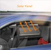 Solar Powered Car Window Fans Auto Air Vent Cooling Vehicle Cigarettes Lighter Radiator Ventilation Electric Fan With Cooler Syste4768215