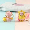 Cartoon Windbreaker Pig Key Rings Pendant Lovely Flying Duck Key Chain Female Bag Accessories