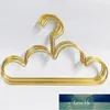 5 st Cloud-Shaped Barnhängare Söt Metal Racks Display Hängare Vindskyddad Barnrockar Hanger Baby Kläder Arrangör Fabrikspris Expert Design Kvalitet