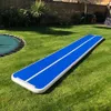 Tapis gonflable Airtrack en tissu à double paroi 3M * 1M * 0.1M Piste de culbutage avec pompe gratuite Gymnastique au sol à usage domestique Matelas d'entraînement Taekwondo Yoga Sport Fitness