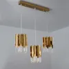Pequena rodada ouro k9 cristal moderno lâmpadas lustres lâmpadas para sala de estar cozinha sala de jantar quarto bedside luxo iluminação interior