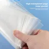 Storage Bags Nail Sticker Book Wear Resistant Transparent Smooth Edge Manicure Art Tools For Salon8125440