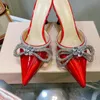 Zapatillas de boda hermosas multicolores Tacones de aguja de mujer de cuero de gladiador 6,5 cm PVC moda sexy letra de tela sandalias de arco de mujer 35-41