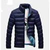 Winter Jassen Parka Mannen Herfst Winter Warm Uitloper Merk Slanke Mens Jassen Casual Windbreaker Gewatteerde Jassen Mannen M-6XL 210924