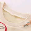 6m-4y jesień zima niemowlę dziecko dzieciak chłopiec dziewczyna piżama zestaw ładny bunny druku z długim rękawem topy spodnie sen 210515