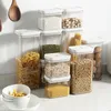 Opslagflessen Jars Airtight Food Containers voor Sugar Meel Bakken Leverancier Transparante Plastic BPA Gratis keuken Pantry