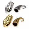 Snake Clasps Haken End Cap Connector voor Sieraden Koord Armband voor Ketting Armband Sieraden Maken