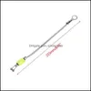 Fishing Sports OutdoorsFishing Aessórios 85Ab swinger aço inoxidável de aço inoxidável cadeia de picada de mordida carpa alarme SENSOR SENSOR TARELLE ao ar livre