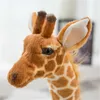 3D simulation giraffeanimal crossing plush toy stuffed animals cute peluches grandes room home decor birthday gift baby juguetes 210728