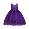 Filles robe de bal robe de princesse robe de soirée florale vêtements pour enfants bébé filles robes de fille de fleur pour les mariages robe d'été Q0716