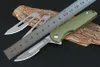 Многофункциональный резьбовой нож 440C атласная лезвие ABS ручка шарикоподшипника Flipper складные ножи EDC инструмент