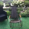 Ghirlande di fiori decorativi 2X Marrone caffè sfumato piatto rattan sintetico materiale di riparazione kit di vimini in plastica Mobili da giardino260Q