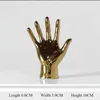 Porcelanowe złote ozdoby figurki nowoczesne dekoracje domu gest statua pulpitu Prezenty 210924