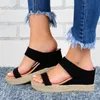 Ayakkabı Yaz Rahat Kadınlar Takozlar Sandalet Platformu Rahat Kaymaz Roma Kadın Plaj Yumuşak Kadın Loafer'lar