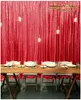 Dekoracja imprezy 36x84 cala cekin kurtyna czerwone tło dla Po Shimmer Curtains Gitter Events Rok Bożego Narodzenia