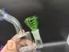 14mm grön tjock kvalitet glas bred diamantvatten bong huvud bit skålhållare