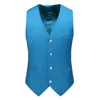 Мужские жилеты костюм без рукавов Slim Fit Vest Four Seasons Leisure Style Столковый цвет дверь Дверь хорошего качества V -шея C99men '