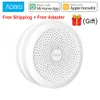 الأصلي AQARA SMART M1S HUB بوابة Wireless Zigbee 3.0 WiFi RGB LED ضوء التحكم ضوء الليل مع Apple Homekit Mijia Mi Home APP