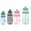 Water Bottles 2 Liter Fitness Sports Bottle Plastic Large Capacity With Straw Outdoor Climbing Bicycle Drink Kettle