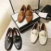 Trend Classic Horse Buckle Series Casual Loafers Sandals With Leather Outsole Leisure Shoe Luxury Brand Designer Shoes