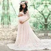 Длинная одежда беременности беременности платье беременности Pograpers платья для PO Shoth Maxi платья беременная женщина одежда 210721
