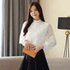 women shirts spring lace womens tops and blouses long sleeve office lady chiffon blouse elegant female blusas 1871 50 210521
