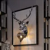 Nordic Antler Wall Lamp Modern Wall Lamps Deer Lamp for Bedroom Buckhorn Kitchen Wall Lights for Home Decor Soconces 210724