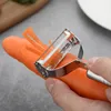 Aço inoxidável cabeças duplas ferramentas de frutas e vegetais descascadores cozinha doméstica removedor batata melão plaina