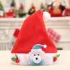 Sombrero de Navidad para niños con Santa Claus Muñeco de nieve Reno Oso Navidad Año Nuevo Decoraciones Suministros para fiestas PHJK2111