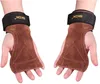 Wrist Support 1pcs Hand Grip Cowhide Crossfit Gym Fitness Guard Palm Protectors Guards Pad Strap Pull Up Cycling Weight Lifting Gl9993248