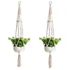 Plant hangers macrame touw potten houder touwen muur opknoping planter hanger mand planten houders indoor bloempot manden tillen