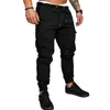 Men Pants Joggers Fashionable Overalls Trousers Casual Multi-pockets Mens Sweatpants Harem Cargo Men's