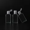 30ml 60ml Empty Travel Bottles Clear Plastic Cosmetic Bottle with Flip Cap Leakproof Toiletry Container for Shampoo Lotion Hand Sanitizer