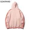 GONTHWID Graffiti Trapped Bear Tie Dye Hoodies Streetwear Hip Hop Harajuku Casual Pullover Hooded Sweatshirts Men Women Tops 210715