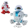 ROBOT ROBOT ROBOT MINI ROBBEN AITE SMART 360DEGREE TONTATION مع Light and Music Kids Gift Toy9208124