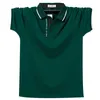 Oversize 6xl Mens Polo Shirt Sommar Mäns Regular-Fit Andningsbar Golf Polo Shirt Casual Fat Men Kläder Designer Polo 210623
