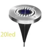 8st LED Solar Patlampa 1led 20led Solars Power Buried Lights Ground Light Outdoor Paths Way Garden Decking Underground Lamps